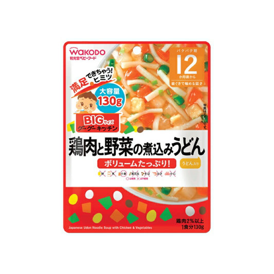 和光堂　BIGグーグー鶏肉野菜煮込うどん／１８130g×48個
