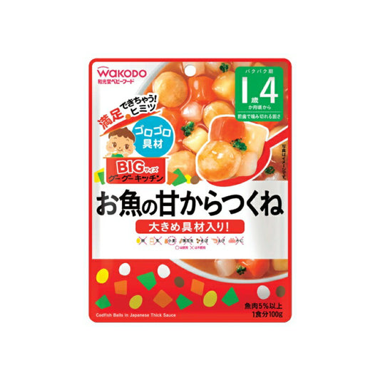 和光堂　BIGグーグーお魚の甘からつくね／１８100g×48個