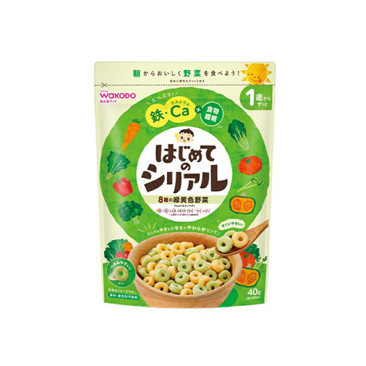 和光堂　はじめてのｼﾘｱﾙ 8種の緑黄色野菜40g×12個