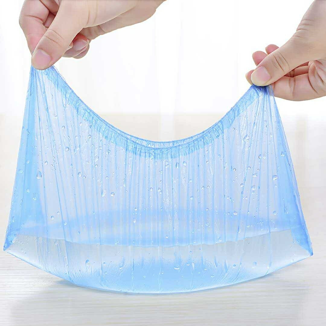 靴 カバー 使い捨て 100枚セット ビニール製 ブルー シューズカバー 50足分 清掃 作業 防水 キッズ 子供 男性 女性 雨 男の子 女の子 ビニール ハイカット 雨用 雨具 雨靴 長靴 レインシューズ レインブーツ 自転車 バイク 通勤