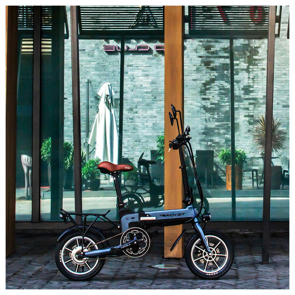 電動ハイブリッドバイク 14インチ RICHBIT TOP619 次世代型Smart eBike 小型EVバイク 電動バイク 公道走行可 公道 大人  折りたたみ 折り畳み 電動自転車 おしゃれ 小型