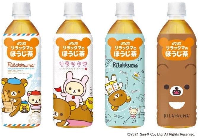 【送料無料】Dydo ダイドー リラックマのほうじ茶 500ml×2ケース／48本