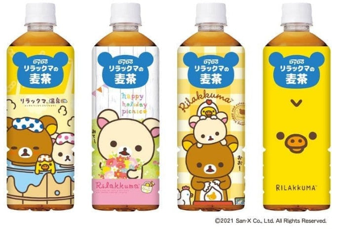 【送料無料】Dydo ダイドー リラックマの麦茶 600ml×1ケース／24本