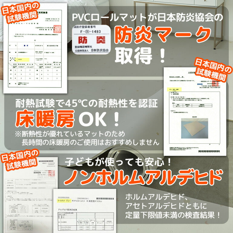 ロールマット 110×300×1.5cm リトルスター ノンホルム 防炎 プレイマット フロアマット 床暖房対応 フリーカット ジョイントマット pvc 厚手 防水 出産祝い 赤ちゃん マット 防音 お昼寝 110×300cm おしゃれ 持ち運び Caraz カラズ