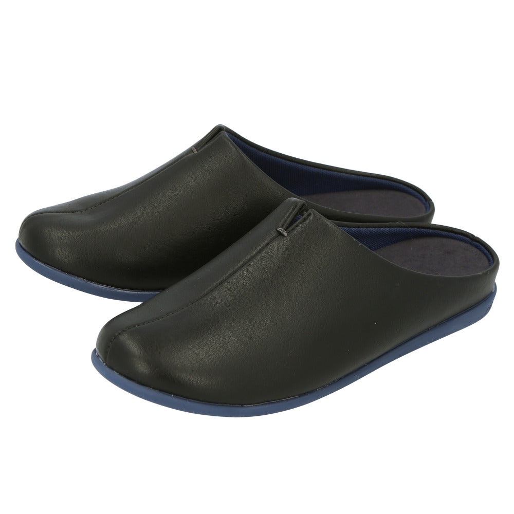 【Black（BASIC）・L(25～27cm)】 ルームシューズ レディース 通販 メンズ スリッパ サンダル つっかけ ユニセックス ベランダ 室内履き 入学式 卒業式 M 22.5－24.5cm 黒 ブラック 室内履き 来客用 おしゃれ 外履き 幅広