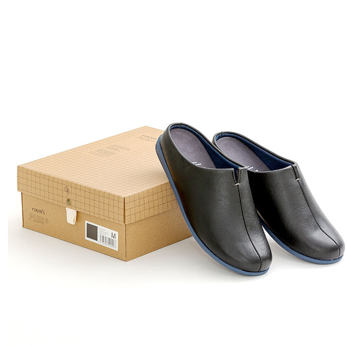 【Black（BASIC）・L(25～27cm)】 ルームシューズ レディース 通販 メンズ スリッパ サンダル つっかけ ユニセックス ベランダ 室内履き 入学式 卒業式 M 22.5－24.5cm 黒 ブラック 室内履き 来客用 おしゃれ 外履き 幅広