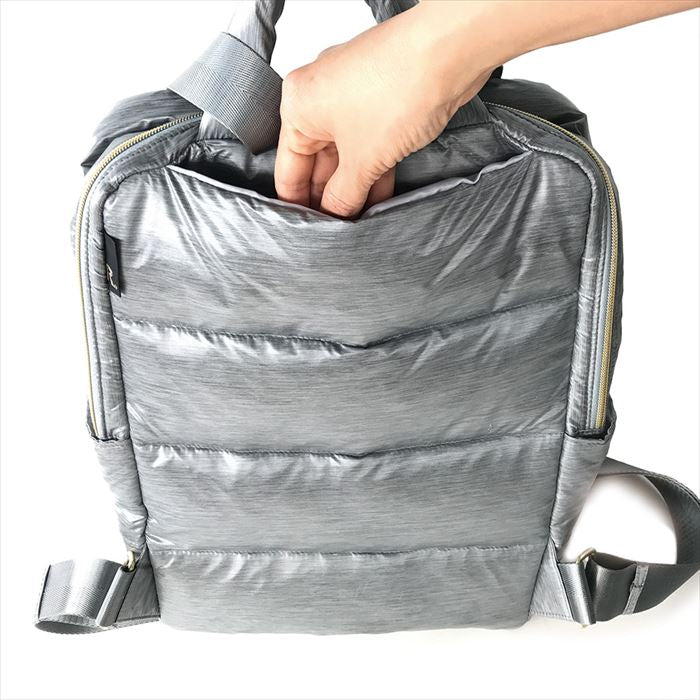 【ShinyBlack・rootote1992】 ルートート フェザールー 通販 リュック レディース メンズ おしゃれ 大人 かわいい 通勤 通学 軽量 軽い A4 大容量 2way トートバッグ マザーズバッグ ルーポケット ハンドウォーマー