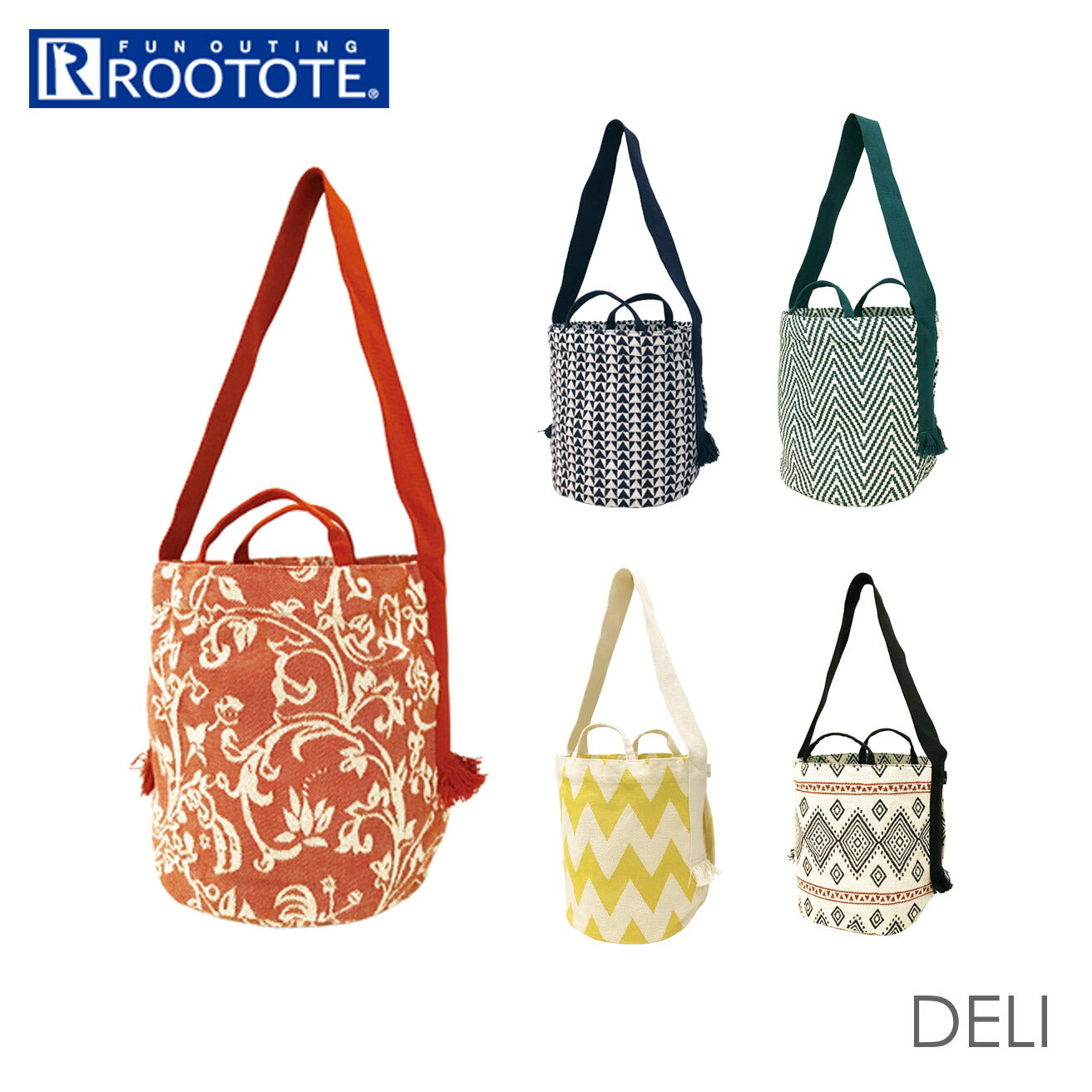 【GREEN・rootote2692】 ルートート デリ 通販 ショルダー トートバッグ 2way ショルダーバッグ 小さめ サブバッグ デイリーバッグ マチ広 手持ち 手提げ 肩掛け 肩かけ おしゃれ シンプル 大人 かわいい