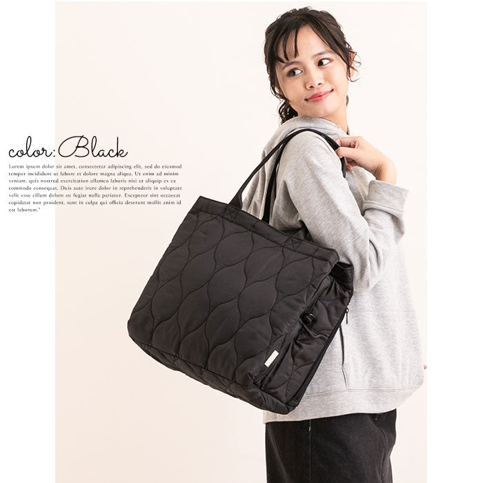 【BLACK】 トートバッグ レディース 大きめ 通販 ROOTOTE ルートート 大容量 a4 通勤 通学 オシャレ かわいい 軽い 軽量 保育園 送迎 通園 2way ショルダーバッグ 小旅行 1泊 2泊 撥水 はっ水