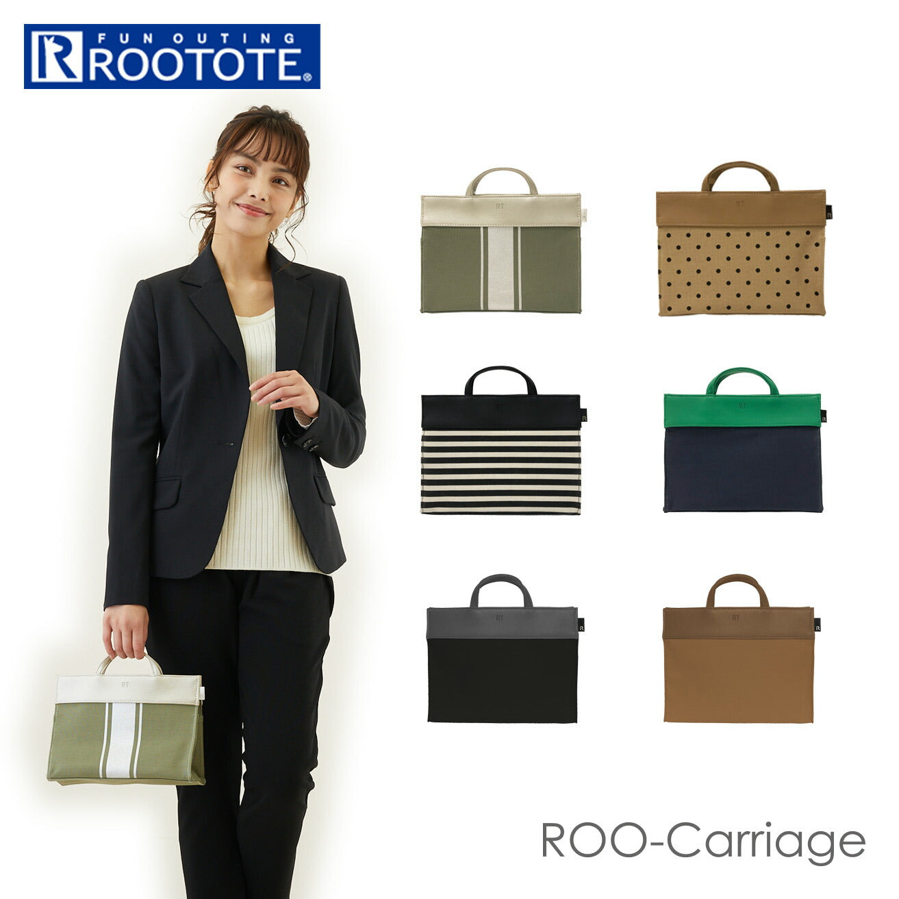 【NAVY・rootote6790】 ルートート バッグインバッグ 通販 自立 仕切り トートバッグ 小さめ A5 レディース ミニトート おしゃれ シンプル 大人 かわいい サブバッグ ワンマイルトート インテリア 収納