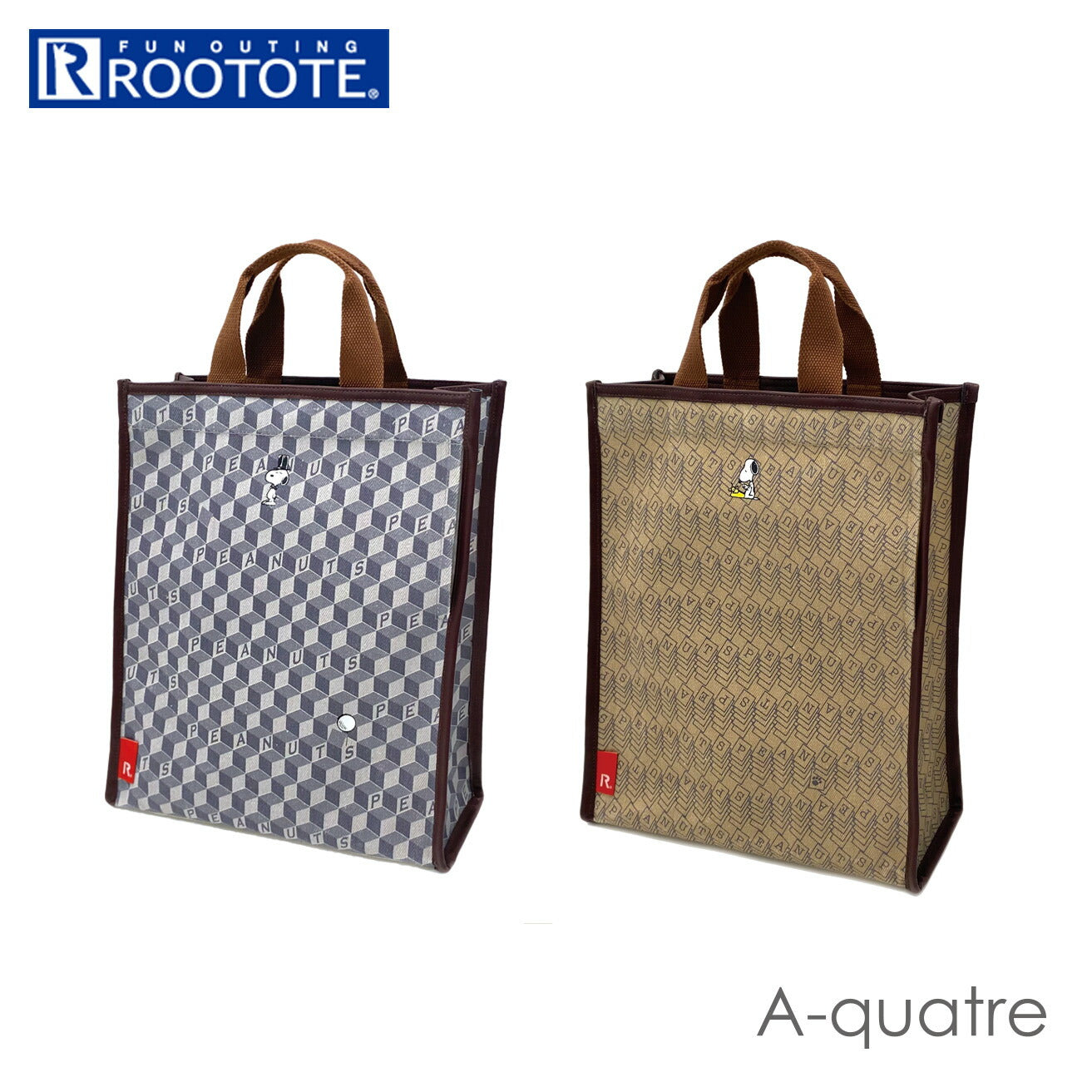 【SilkHat・rootote8204】 ルートート スヌーピー 通販 アーキャトル トートバッグ A4 レディース ROOTOTE A-quatre 通勤 通学 レッスンバッグ おしゃれ シンプル 大人 かわいい 上品 きれいめ きちんと