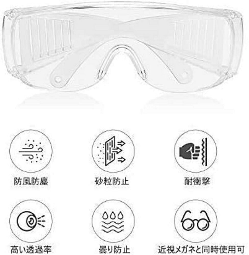 【訳あり】【小キズ有】保護メガネ 3個セット メガネ ゴーグル 予防 安全 防塵 対策 防塵ゴーグル 眼鏡着用可 軽量 対策 シールド クリア フェイスシールド キッチン 防止 クリアシールド 保護 透明 洗える 便利 男女兼用 イベント 店舗 プレゼント 贈り物