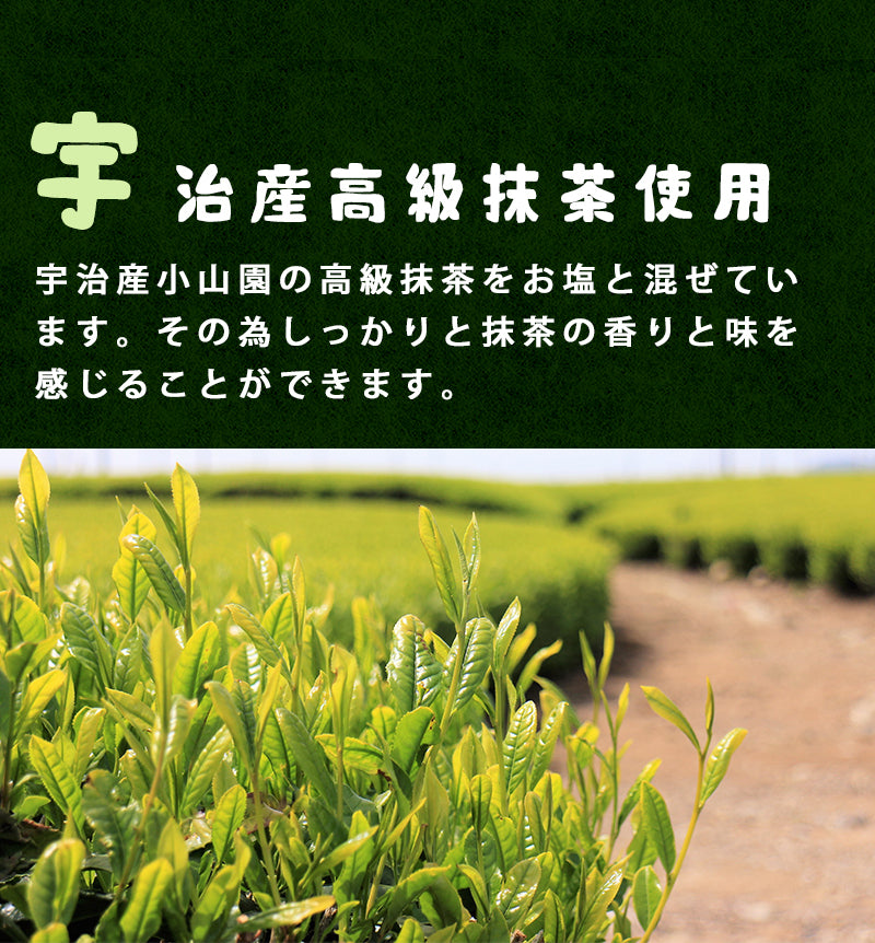 100g  茶塩 抹茶
