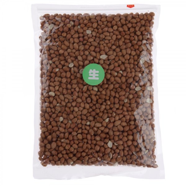 小粒落花生(生)(南アフリカ産) 1kg 送料無料 らっかせい ぴーなっつ なま 殻なし 薄皮付き 無添加 無塩 無植物油 製菓材料 豆料理 ピーナッツ味噌 塩ゆで 健康 お徳用 大容量 業務用 チャック袋入り ポイント消化 グルメ みのや
