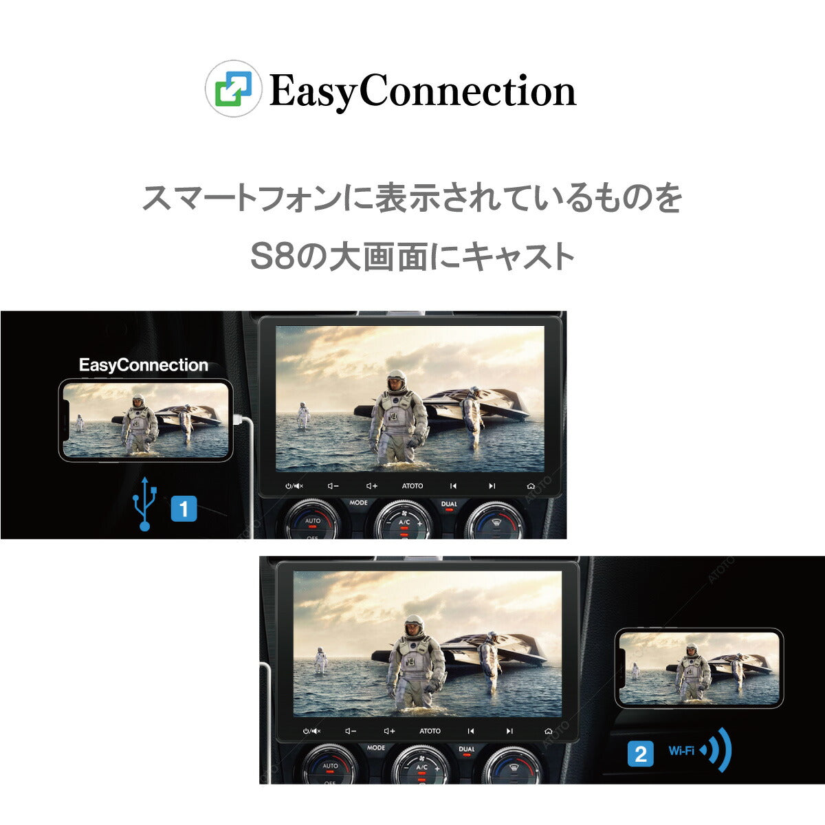 【ATOTO正規品 S8Lite S8G2113LT 10.1インチ 】最新型 ナビ タッチスクリーン ヘッドユニット シングルディン＆ダブルディン 車載カーナビ ナビゲーション カープレイ カー用品 カー製品 DVD CD SDラジオ Bluetooth android搭載 車載ワイヤレス高速充電器 Car Navi 父の日 車