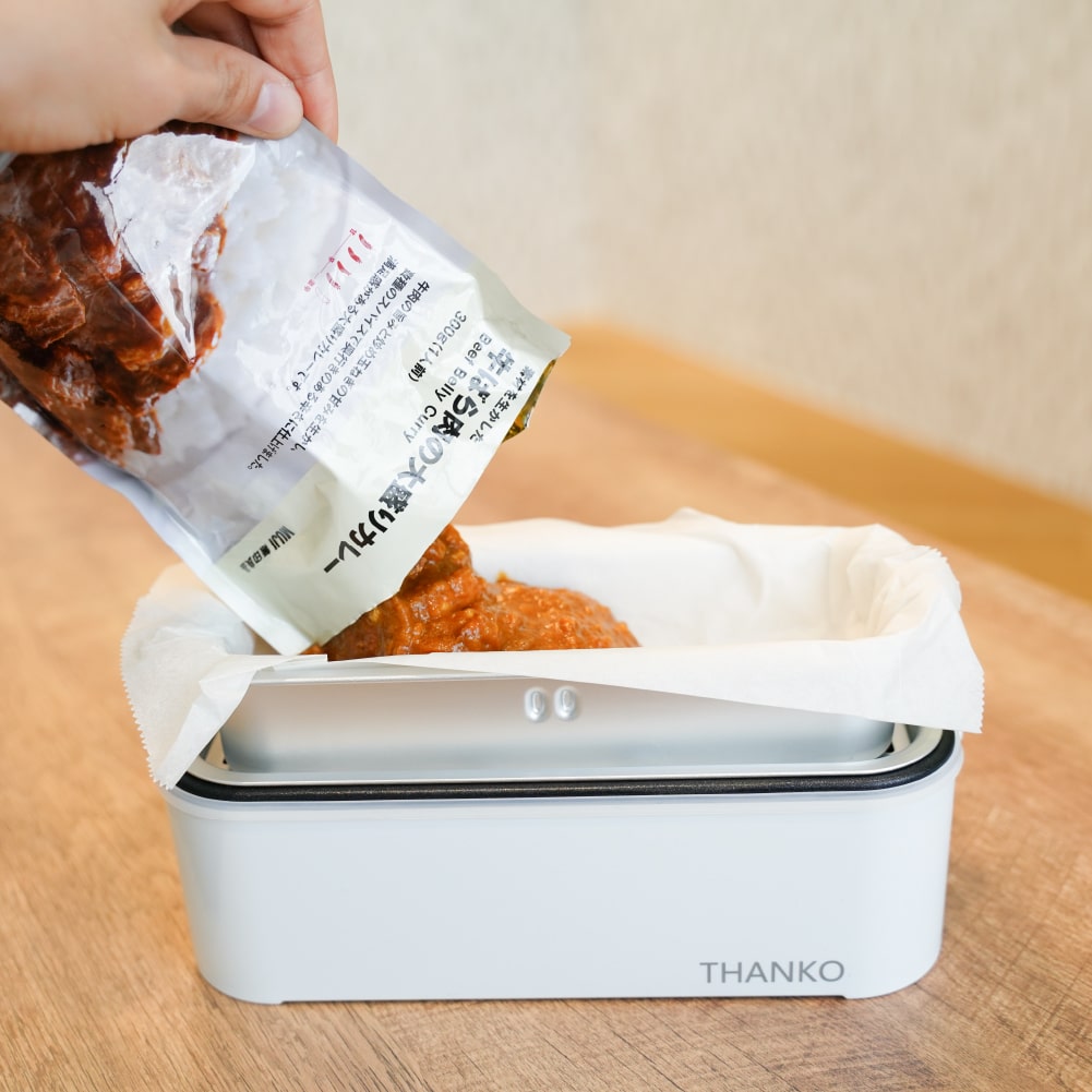 ２段式 超高速弁当箱炊飯器 おひとりさま用超高速弁当箱炊飯器「2段」【TKFCLDRC】サンコー