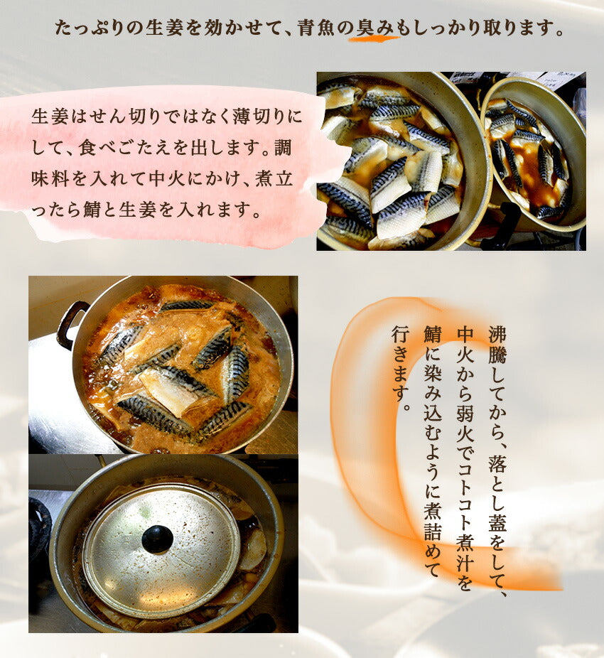 鯖の生姜煮(10パック)