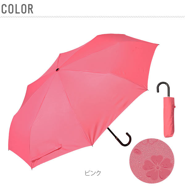 【パープル・桜雫折りたたみ傘】 折りたたみ傘 晴雨兼用 桜雫 さくらしずく  通販 折傘 59cm 8本骨 軽量 軽い UVカット 日傘 紫外線対策 手開き 手動 レディース 女性 おしゃれ かわいい シンプル 無地 花柄 和柄