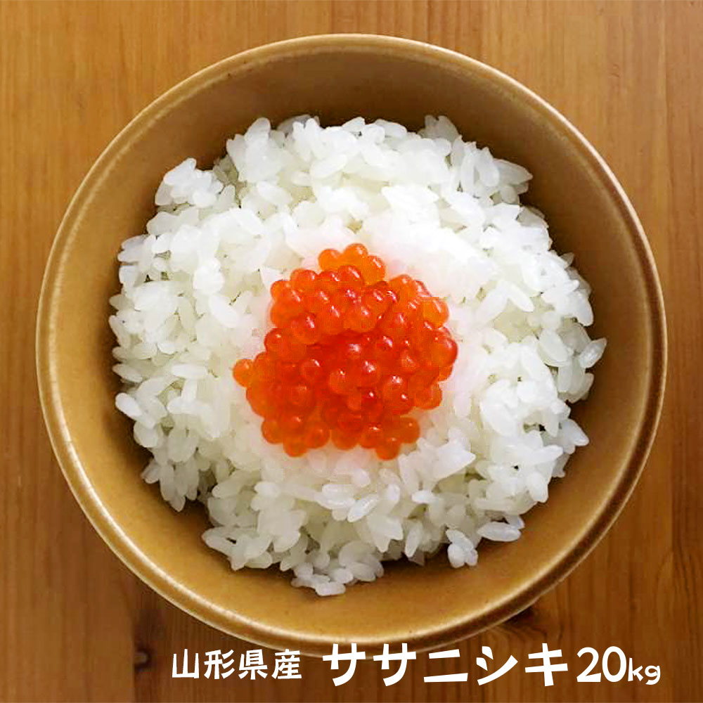 ササニシキ 白米 30kg (精米後27kg) 山形県産 令和3年産 送料無料 30キロ 米 こめ コメ お米 精米 新米