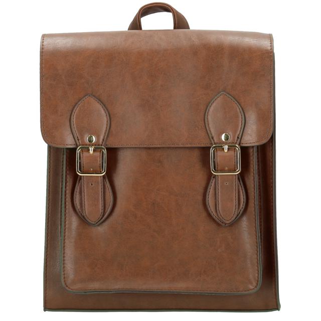 【TL5522.BROWN・縦型サッチェル】 リュック レディース 大人 通販 かわいい サッチェルバッグ 2way 3wayバッグ 縦型サッチェルバッグ ショルダーバッグ ハンドバッグ A4 サッチェルバック バック 鞄 かばん 合皮 2way