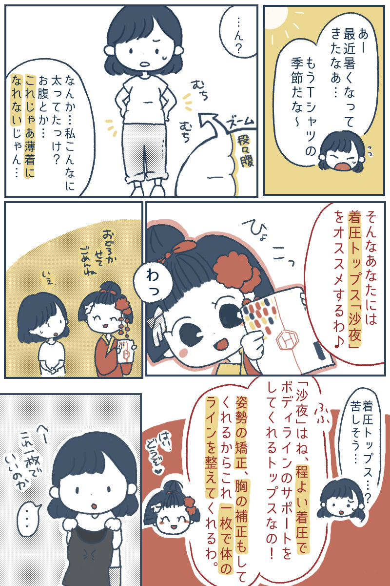 【着圧ソックス付2枚セット】着るだけ美姿勢 着圧トップス 沙夜 Mサイズ 黒2枚