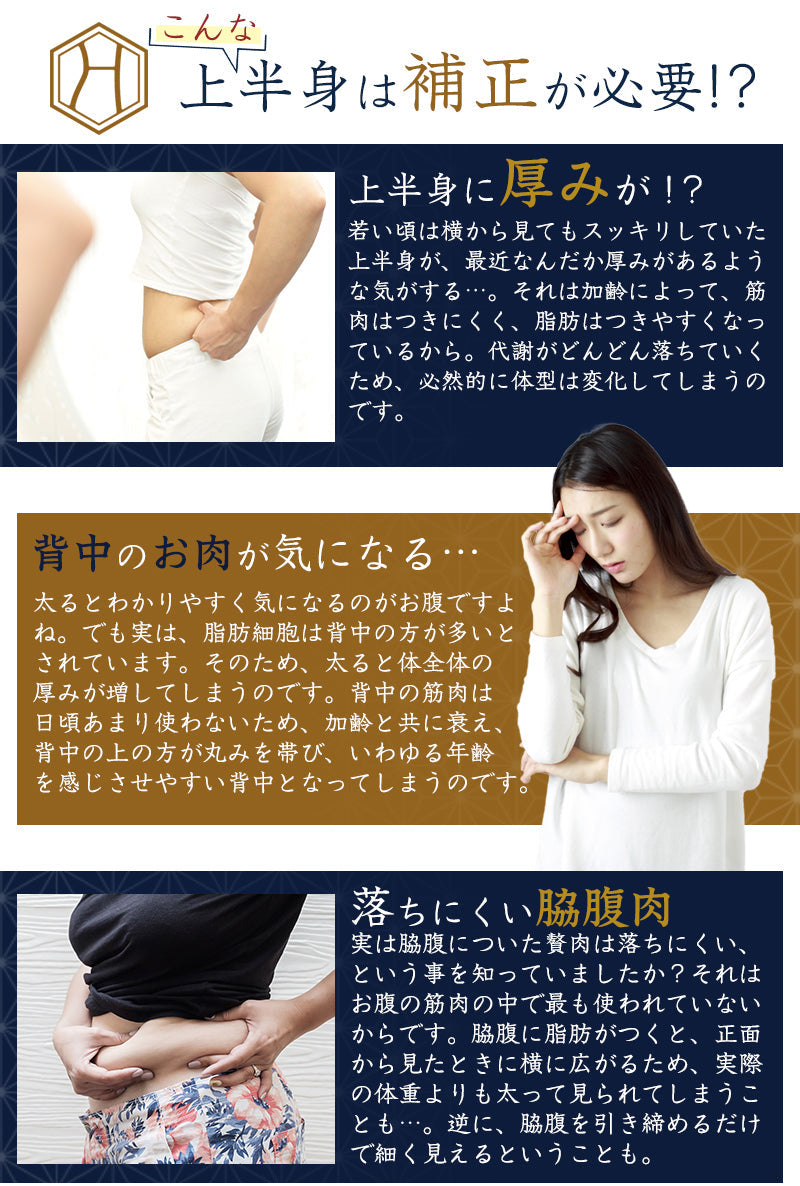 【着圧ソックス付2枚セット】着るだけ美姿勢 着圧トップス 沙夜 Lサイズ 白2枚