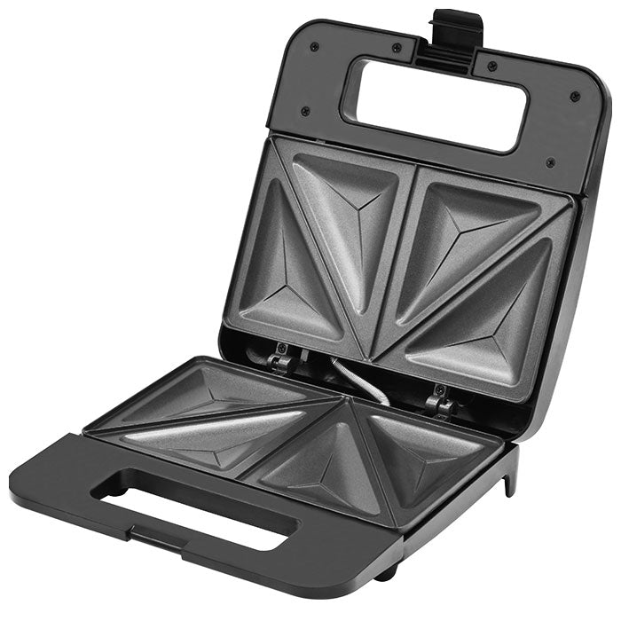 【ブラック・ホットサンドメーカー】 ホットサンドメーカー 電気 通販 ホットサンド 2枚 朝食 ランチ お弁当 サンドイッチ ホームパーティー 家庭用 卓上 フッ素樹脂コート ホットサンドイッチメーカー c'est bon セボン