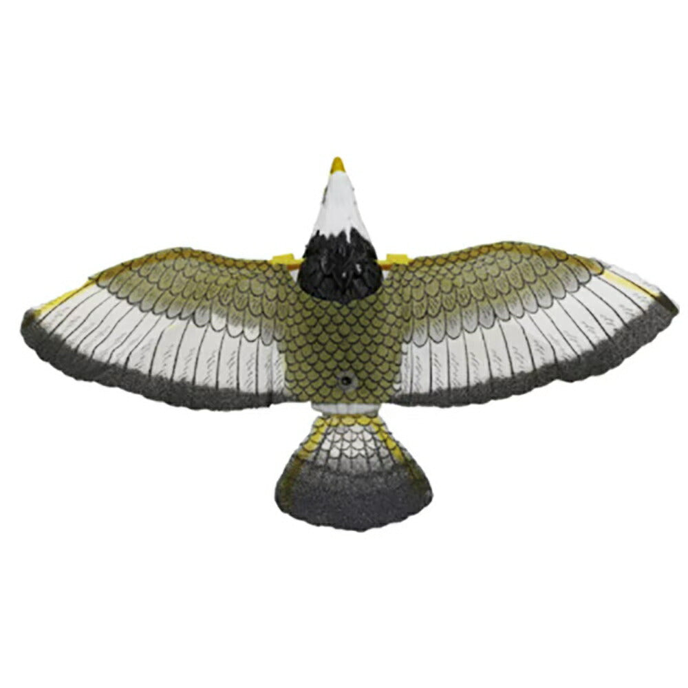玩具 鷹 タカ 鷲 ワシ 動く 鳴く 猛禽類 おもちゃ 鳥おどし ベランダ 玄関 ハト避け 予防 畑 バード  防鳥 カラス対策 からすよけ 家庭菜園 農業用品 資材 田畑 鳥害対策 ハト ツバメ スズメ 雀 果樹園 菜園 豚舎 牛舎 厩舎