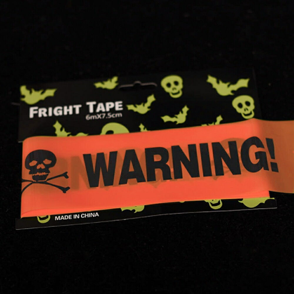 ハロウィン WARNING テープ 警告 立入禁止 オレンジ 立ち入り禁止 ステッカー 危険 防止 バリケード ドクロ スカル ホラー リアル 装飾 本格的 誕生日 飾り付け 室内 クリスマス 怖い 恐怖 渋い かわいい Xmas Christmas 豪華