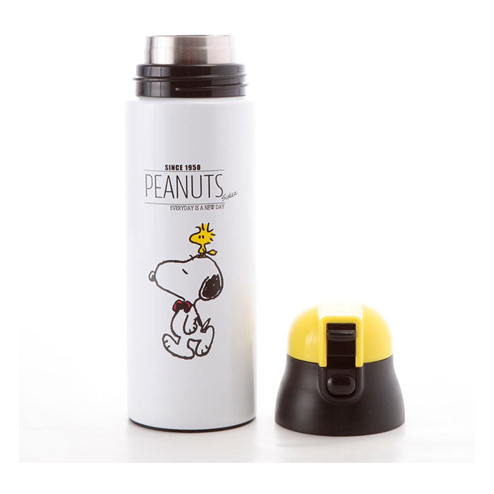 【SNOOPYオーサム・ステンマグボトル】 ステンレスボトル キャラクター 500ml おしゃれ 直飲み 子ども スケーター ワンプッシュ ダイレクトボトル かわいい 保冷 保温 水筒 子供 キッズ 軽量 トトロ ディズニー スヌーピー