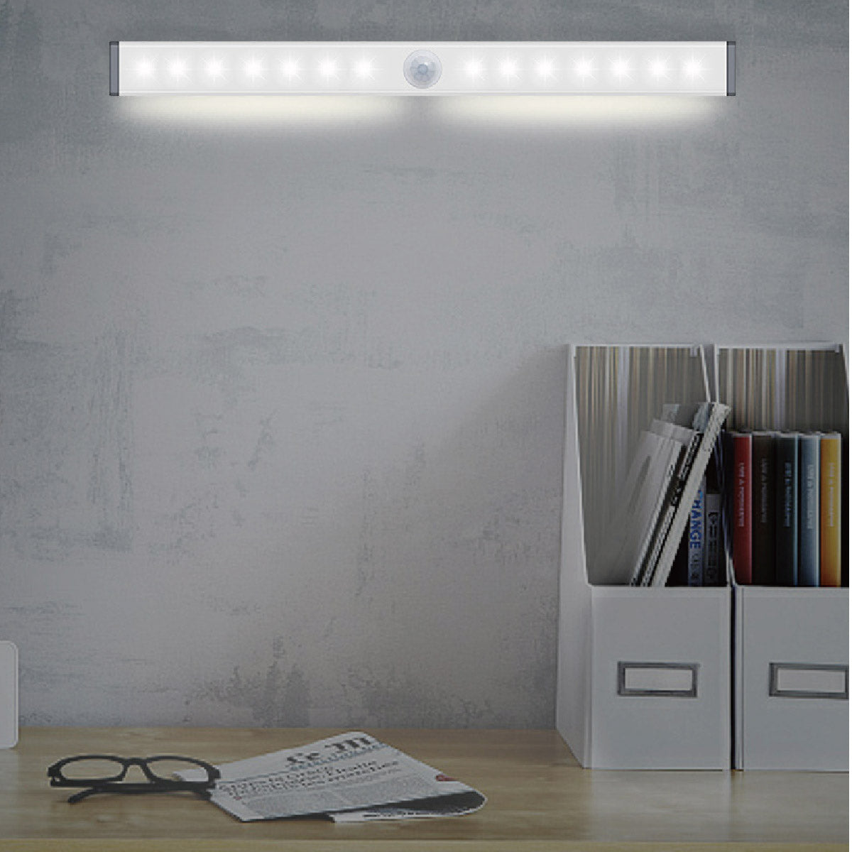 人の動きを検知して自動点灯！LED人感センサーライト