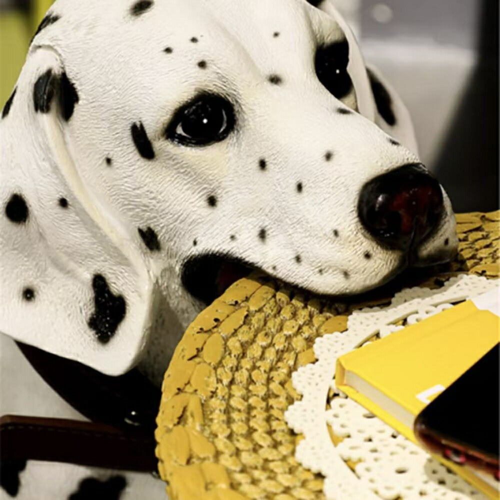 【人気商品】テーブル 置物 ダルメシアン 犬 サイドテーブル 高さ53cm インテリア テーブル テレワーク おしゃれ 在宅 パソコンデスク ベッド ノートPC台 ソファーテーブル ミニテーブル コーヒーテーブル ナイトテーブル ベッド ソファ
