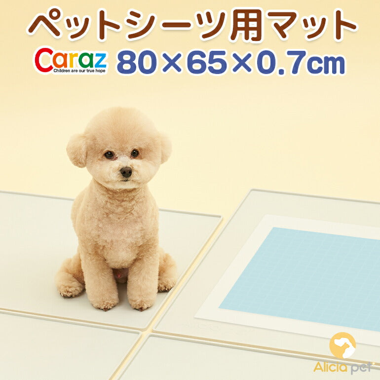 ペットシーツマット Lサイズ 80×65×0.7cm 防水 薄型 ペットシーツ ペットマット ラグ シート シーツ レギュラー ワイド スーパーワイド ペットシート ペット用 犬 猫 おしっこ トイレ 水 厚型 トイレシート ペットアイテム caraz カラズ 【保証付き】