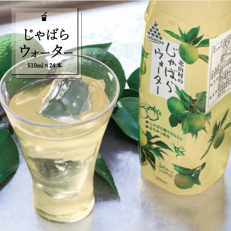 じゃばらウォーター510ml 1ケース（24本入り） 和歌山県 北山村 公式 ジュース 柑橘 邪払 ペットボトル ドリンク 飲料 果物 じゃばら果汁 濃縮エキス配合