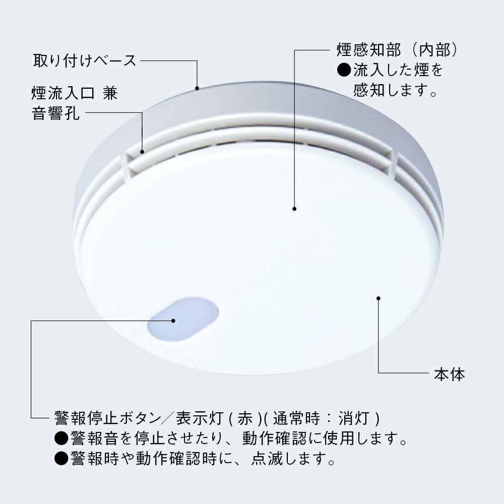 パナソニック 住宅用 火災警報器 SHKN48455 10個セット – カウシェ