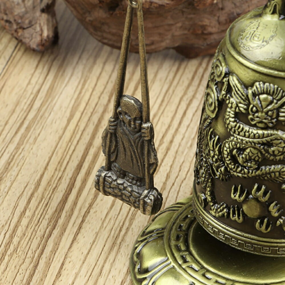 風水 龍の鐘 龍頭 釣鐘 仏具 法具 仏教 喚鐘 呼び鈴 龍 鐘 釣り鐘  ドラゴン 置物 風龍 竜 風水アイテム 龍神 パワースポット 銅 開運 金運 財産運 出世運 恋愛運 幸福 成功 プレゼント 贈り物 開運厄除 祈願成就 金運上昇 運気上昇インテリア 招財