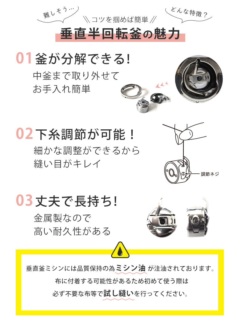 コンパクトでパワフル シンガー 電動ミシン Amity SN20D