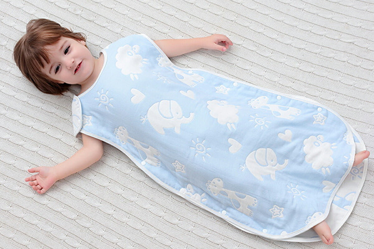 スリーパー 冬 春 ガーゼ 春 夏用 新生児 秋冬 6重ガーゼ キッズ すりーぱー大きめ 寝冷え ベビー 綿毛布 赤ちゃん 寝るとき 新生児 寝冷え 赤ちゃん 6重ガーゼ 生地 赤ちゃん 寝かしつけ グッズ 綿 コットン 100% 吸水 速乾 かわいい シンプル 60 70 80 90 100 110 120 130 (15：ひつじ Lサイズ)