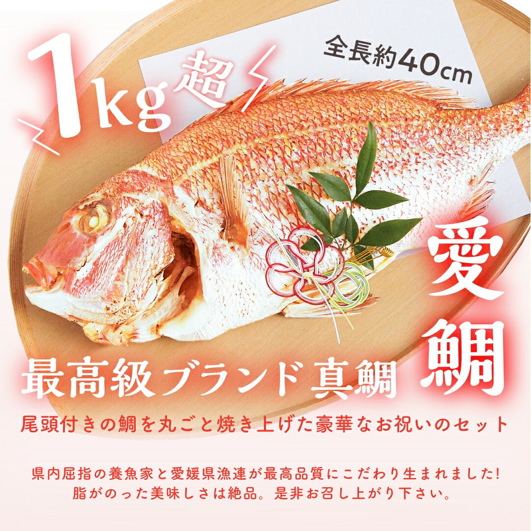 ★非掲載★お食い初めセット 【花むすび・えん お食い初め膳 -はれももかプティ（食器セット）-《鯛1kg》】 これ1つで簡単本格お食い初め 国産最高級ブランド真鯛 料理 歯固め石 手引書 鯛めしレシピ付 / 蛤吸・赤飯・祝箸 追加購入可 /