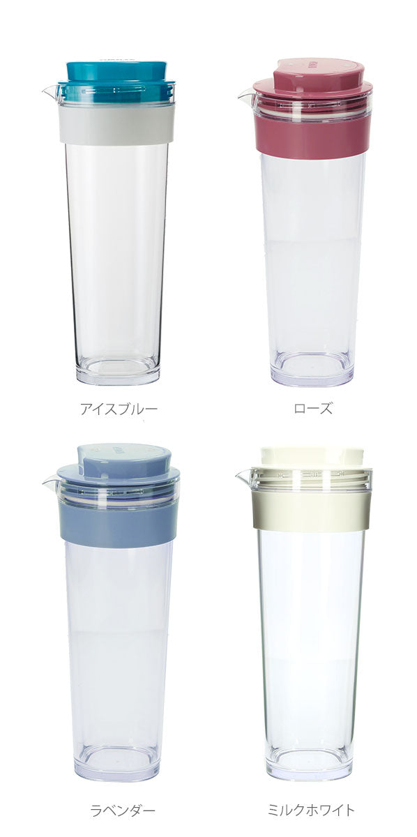 【ラベンダー・0】 スリムジャグ2 1.1L 通販 タケヤ TAKEYA 1100ml 冷水筒 耐熱 ピッチャー 約 1l 横置き 縦置き タテヨコ 縦横 広口 洗いやすい シンプル おしゃれ 冷水ポット 麦茶ポット 熱湯OK
