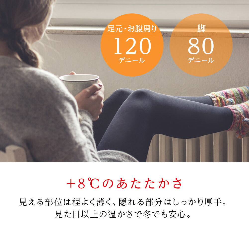 ピップ スリムウォーク美脚あったかタイツ S-Mサイズ ブラック 120