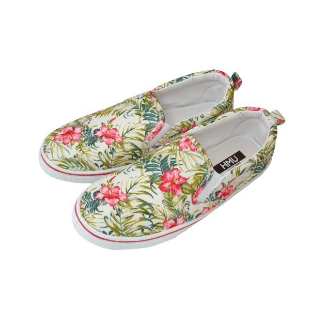 【トロピカルIV・L約24-25cm】 スリッポン レディース おしゃれ 通販 スニーカー 通学 通勤 靴 シューズ slip-on スリップオン 大人 かわいい 紐なし ヒモなし 履きやすい ローカット ぺたんこ ローヒール