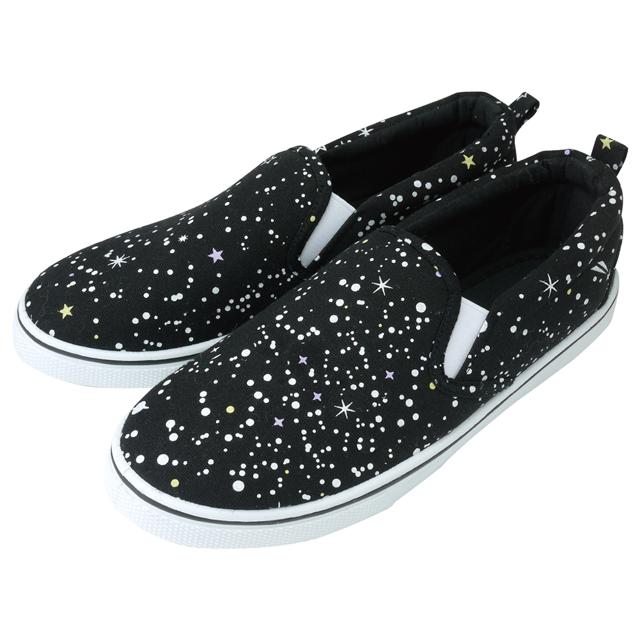 【コスモ・M約23-24cm】 スリッポン レディース おしゃれ 通販 スニーカー 履きやすい 通学 通勤 靴 シューズ slip-on スリップオン 大人 かわいい 紐なし ヒモなし ぺたんこ ローヒール ローカット