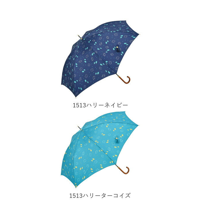 【1357セーラーピンク・長傘60cm】 傘 レディース 長傘 おしゃれ 通販 ジャンプ 雨傘 軽量 UVカット ジャンプ傘 60cm 7本骨 大きめ ワンタッチ 丈夫 グラスファイバー骨 niftycolors ニフティカラーズ スマートジャンプ