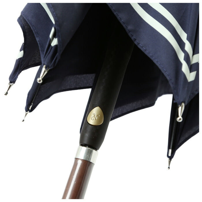 【1357セーラーピンク・長傘60cm】 傘 レディース 長傘 おしゃれ 通販 ジャンプ 雨傘 軽量 UVカット ジャンプ傘 60cm 7本骨 大きめ ワンタッチ 丈夫 グラスファイバー骨 niftycolors ニフティカラーズ スマートジャンプ