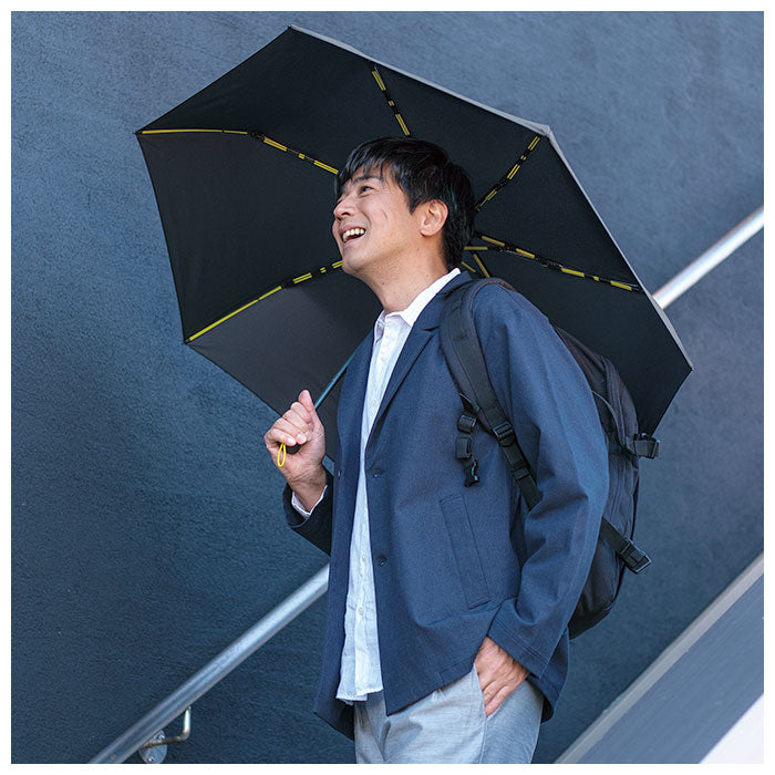 【41211.ノワール・折りたたみ傘】 mabu 傘 通販 折りたたみ傘 メンズ 折りたたみ ストレングス ミニ EVO 丈夫 60cm 大きい 耐風 折り畳み傘 父の日 プレゼント シンプル 無地 ノワール インディゴ