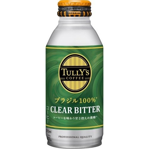 370ml×48本 タリーズコーヒーブラジル100％ CLEAR BITTER