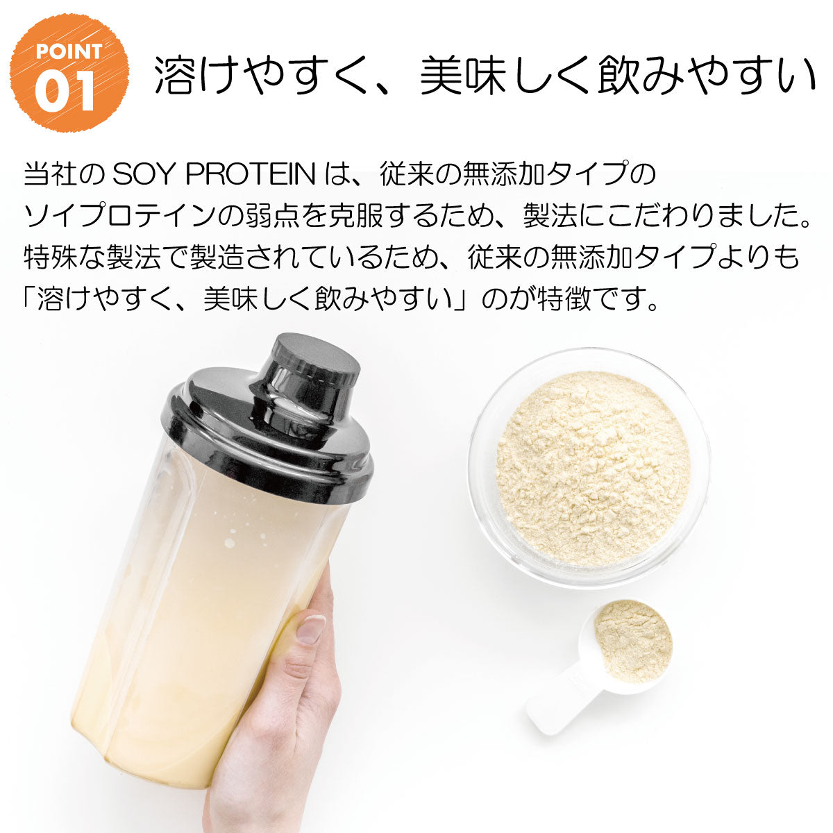 大豆 ソイ プロテイン プレーン 無添加 500g