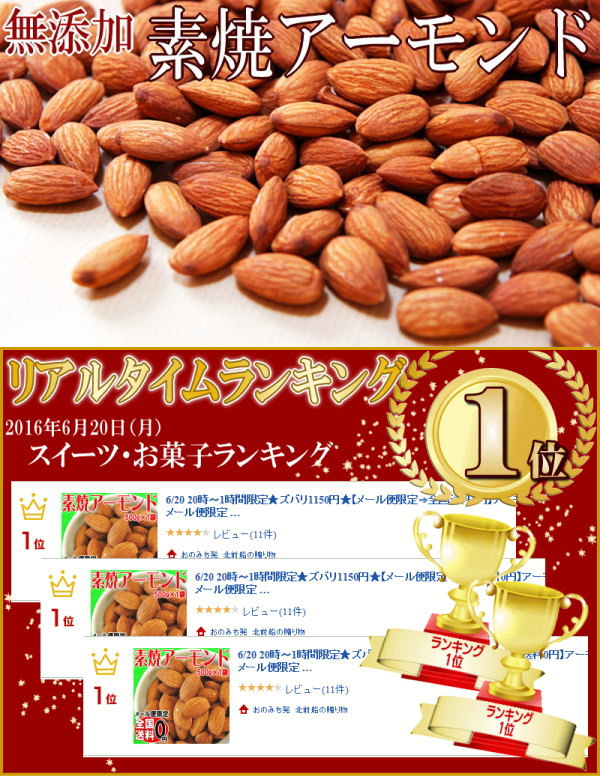 【限定クーポンで20%OFF】アーモンド 無塩 素焼き ビュート種 (小粒) 素焼きアーモンド 700g