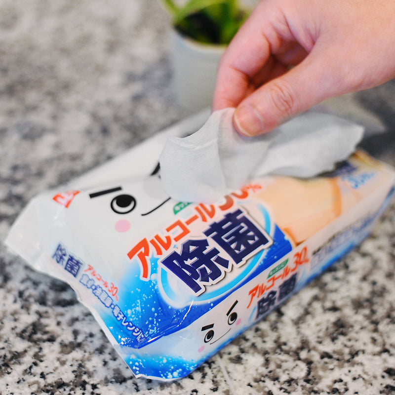 【アルコール除菌シート】 除菌の激落ちくんウエットシート 業務用 ケース販売 30枚 × 36個 (1080枚)